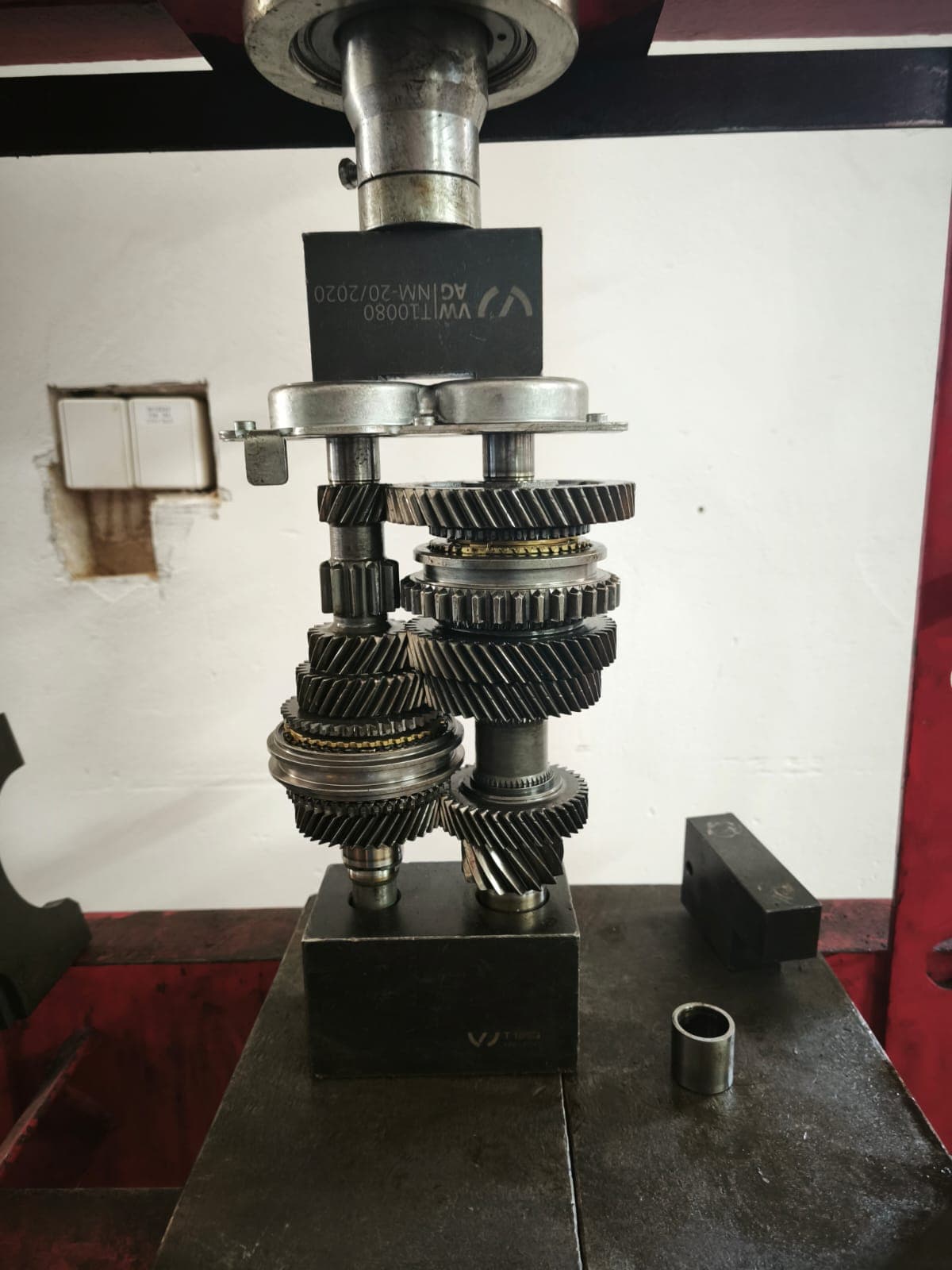 Měření hřídele - detail